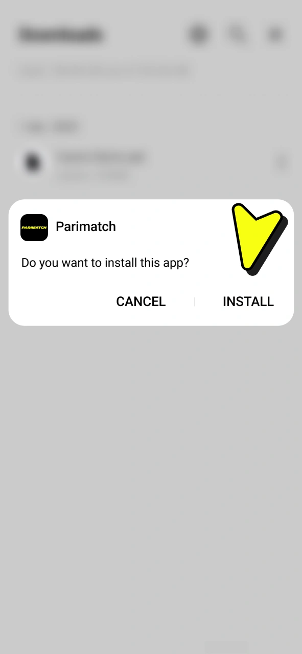 Install Parimatch app and start playing Aviator.