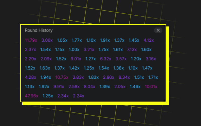 Look at previous rounds results for better Parimatch Aviator game understanding.