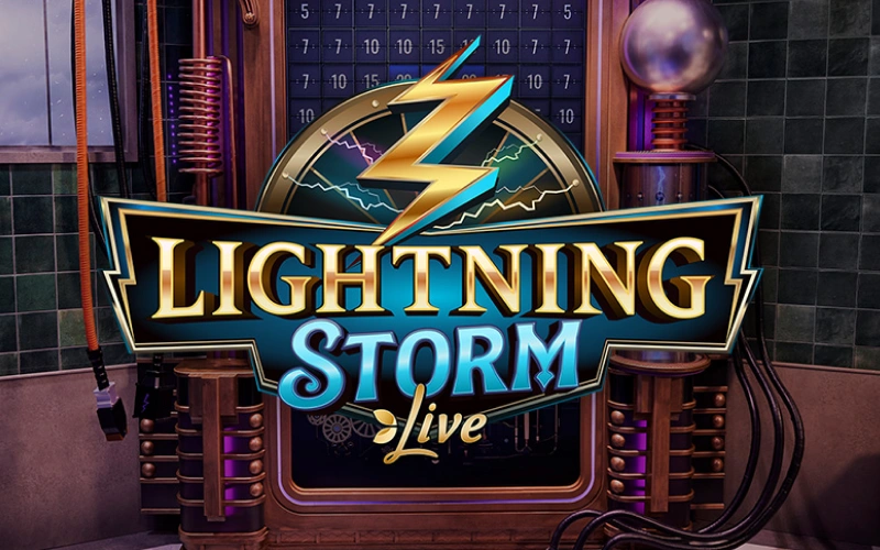 Join the Lightning Storm live casino table at Parimatch.