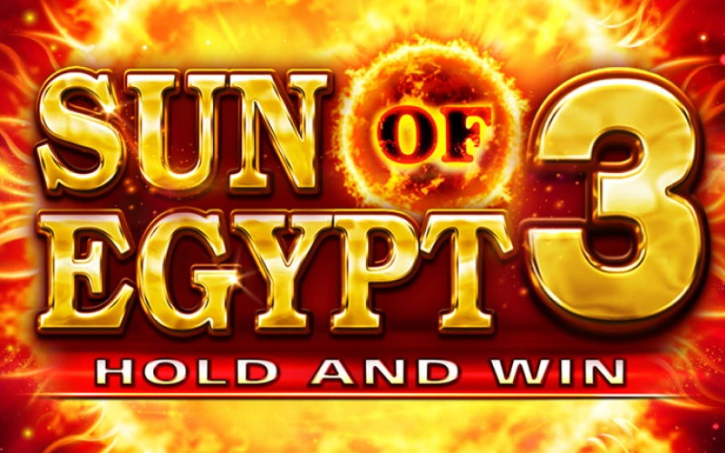 Play the Sun of Egypt 3 slot at Parimatch casino.