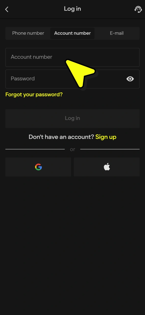 Login to your Parimatch account to withdraw funds.